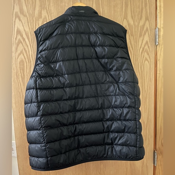 Eddie Bauer Down Vest Mens 2XL Black EB650 Insulated Puffer Lightweight - Picture 2 of 4